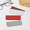 4Pcs 4 Colors Imitation Leather Slip-in Glasses Case, for Eyeglass, Sun Glasses Protector, Multifunctional Storage Bag, Mixed Color, 170x80x3mm, 1pc/color