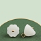 Resin Pendants, Seedpod of the Lotus, Imitation Jade, White, 11x10mm