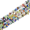 Cat Eye Beads Strands, Chip, 3~11x3~5x1~4mm, Hole: 1mm, about 380~400pcs/strand, 33 inch