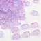 Handmade Lampwork Beads, Elephant, Medium Orchid, 10x12.5x3.8mm, Hole: 1.2mm