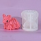 Origami Style DIY Silicone Candle Molds, for Scented Candle Making, Dragon, 10.5x8.9x8.7cm