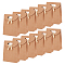 Rectangle Kraft Paper Gift Bags, Bowknot Decorated Candy Tote for Birthday, Wedding, BurlyWood, 12x6x16cm