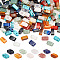 180Pcs 9 Styles Natural & Synthetic Mixed Gemstone Beads, Rectangle, 2-Hole, 1.5~3x5.5x2.5mm, Hole: 0.9mm, 20pcs/style
