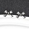 304 Stainless Steel Bowknot Stud Earrings, Stainless Steel Color, 10x15mm