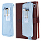 1Pc Polyester Pen Cases, Rectangle, Light Blue, 185x50x25mm