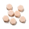 Acrylic Beads, 2-Hole, Hexagon, Antique White, 9x10x4.5mm, Hole: 1.2mm