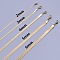5~6MM Unisex 304 Stainless Steel Flat Snake Chains Necklaces, 19.69 inch(50cm)
