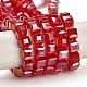 Electroplate Glass Beads Strands EGLA-D018-6x6mm-27-2