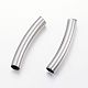 304 Stainless Steel Curved Tube Beads STAS-P128-02-2
