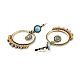 Bohemia Vintage Big Ring Dangle Hoop Earrings EJEW-I261-05AG-3