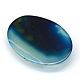 Oval gefärbte natürliche gestreifte Achat-Cabochons G-R349-30x40-11-3