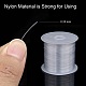 1ロール透明釣り糸ナイロンワイヤー  透明  0.25mm  約109.36ヤード（100m）/ロール X-NWIR-R0.25MM-5