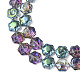 Electroplate Glass Beads Strands EGLA-N008-018-A05-3