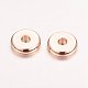 Real Rose Gold Plated Brass Spacer Beads KK-E702-27RG-NF-1