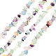 OLYCRAFT 2 Strands Natural Chip Stone Beads 5~8mm Fluorite Beads Strand Chip Undyed Fluorite Irregular Gemstones for Bracelet Jewelry Making G-OC0002-27-8