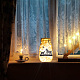 Film de lampe en pvc pour bricolage lumière colorée lampe suspendue bocal en verre dépoli DIY-WH0408-016-5