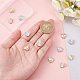 SUPERFINDINGS 12Pcs 3 Colors Brass Rhinestone Heart Charm 10.5x10mm Micro Pave Clear Cubic Zirconia Slide Charms Love Heart CZ Stones Spacer Charm for Bracelets Jewelry Making KK-FH0002-83-3