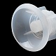3DクリスマスDIYキャンドルホルダーシリコンモールド  樹脂石膏セメント鋳型  鐘  9.3x7.4cm  内径：8.1のCM DIY-F144-04A-5