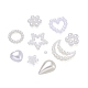 Boutigem 600 piezas 10 estilo plástico abs y cabujones de perlas de imitación de acrílico FIND-BG0001-01-2