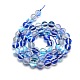 Synthetic Moonstone Beads Strands G-F143-8mm-06-2