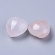 Piedra de palma de corazón de cuarzo rosa natural G-FS0001-78B-1