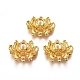 Electroplated Alloy Chandelier Components Link Cabochon Settings For Enamel PALLOY-I176-03G-1