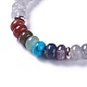 Bracelets réglables de perles tressées avec cordon en nylon BJEW-F369-C01-2