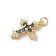 Стойки обшивки латунь микро проложить Циркон подвеску KK-Z047-08G-03-RS-2
