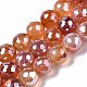 Chapelets de perles d'agate naturelle G-Q998-014E-1