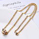 Men's Vacuum Plating 304 Stainless Steel Cuban Link Chain Necklace NJEW-S420-002G-5