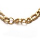 304 Stainless Steel Figaro Chains Bracelets STAS-L149-12-2