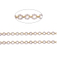 Handgefertigte Perlenketten aus Messing CHC-I036-01G-2