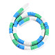 Fixed 3 Color Handmade Polymer Clay Bead Strands CLAY-S096-029J-2