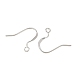 Filo per orecchini piatto in ottone&nbsp;KK-CBA57BD-09P-2
