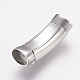 304 Stainless Steel Magnetic Clasps with Glue-in Ends STAS-F122-12P-2