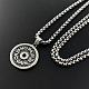Винтажные ожерелья в стиле панк из нержавеющей стали с подвеской в виде гантели для тяжелой атлетики для мужчин RS0234-3