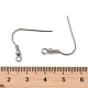 304 Stainless Steel Earring Hooks STAS-D448-037P-3