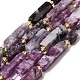 Натуральный лепидолит / пурпурный слюдяный камень бисер пряди G-D353-A17-2