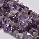 Chip Natural Amethyst Beads Strands G-N0134-19-1
