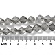 Chapelets de perles en verre transparent électrolytique EGLA-I019-PL02-5
