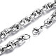 201 bracelet chaîne de corde en acier inoxydable pour hommes femmes BJEW-S057-78-3
