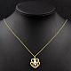 Real 18K Gold Plated Brass Cubic Zirconia Heart Pendant Necklaces NJEW-BB05691-G-5
