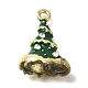 Natale in lega tema ciondoli smaltati&nbsp;ENAM-B025-01E-02G-1