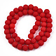 Opaque Glass Beads Strands GLAA-T032-P8mm-MD04-3