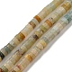Brins de perles d'amazonite de fleurs naturelles G-C084-D02-01-1