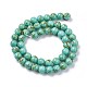 Chapelets de perles en turquoise synthétique TURQ-H038-12mm-M-4