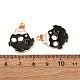 Подвески из сплава хэллоуина с эмалью&nbsp;LS-STAS-I354-01G-C01-3