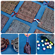 Ahadermaker 20pcs 5 colores bolsas de cordón de seda rectangulares AJEW-GA0004-36-4
