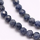 Natural Sapphire Beads Strands G-F509-18-4mm-5