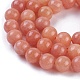 Natürliche Pfirsich Calcit Perlen Stränge G-I247-12B-3